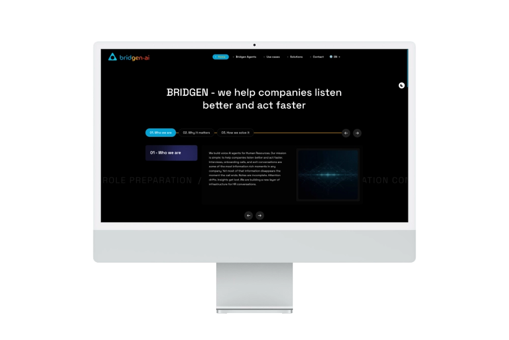 Bridgen AI — captura do projeto